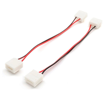 Комплект коннекторов Apeyron Electrics 09-14 (2 клипсы с проводами) для одноцветной светодиодной ленты 12В 10мм IP65 - Светильники - Cветодиодные ленты - . Магазин оборудования для автономного и резервного электропитания Ekosolar.ru в Долгопрудном