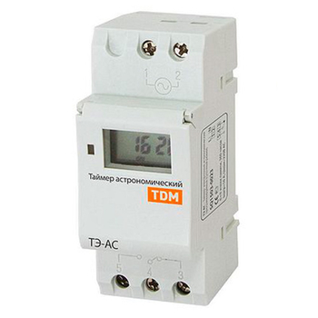Таймер электронный астрономический ТЭ-АС 16А-DIN TDM SQ1503-0023 - Электрика, НВА - Реле, автоматизация и управление - Таймеры - . Магазин оборудования для автономного и резервного электропитания Ekosolar.ru в Долгопрудном