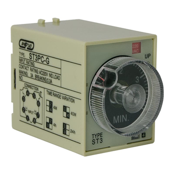 Реле времени 220V ST3PC-G (4-24h) Энергия - Электрика, НВА - Реле, автоматизация и управление - Реле времени - . Магазин оборудования для автономного и резервного электропитания Ekosolar.ru в Долгопрудном