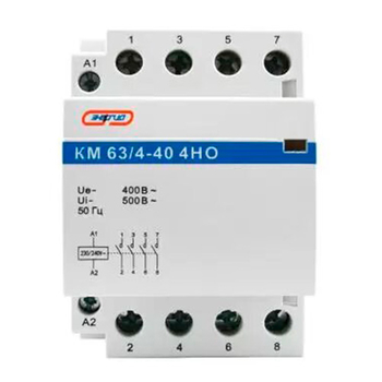 Модульный контактор КМ63/4P 40A 4НО Энергия - Электрика, НВА - Коммутационное оборудование - Контакторы - . Магазин оборудования для автономного и резервного электропитания Ekosolar.ru в Долгопрудном