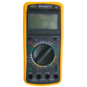 Мультиметр DT 9207 Энергия - Электрика, НВА - Измерительный инструмент - Мультимеры - . Магазин оборудования для автономного и резервного электропитания Ekosolar.ru в Долгопрудном