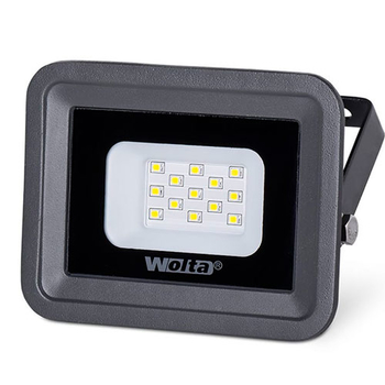 Светодиодный прожектор WOLTA WFL-10W/06W серый 5500K 10Вт SMD IP65 850Лм - Светильники - Прожекторы - . Магазин оборудования для автономного и резервного электропитания Ekosolar.ru в Долгопрудном