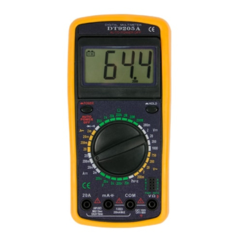 Мультиметр DT 9205A Энергия - Электрика, НВА - Измерительный инструмент - Мультимеры - . Магазин оборудования для автономного и резервного электропитания Ekosolar.ru в Долгопрудном