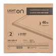 Панель ультратонкая светодиодная LightPhenomenON LT-UTP-02-IP40-40W-6500К LED - Светильники - Для общественных зданий - . Магазин оборудования для автономного и резервного электропитания Ekosolar.ru в Долгопрудном