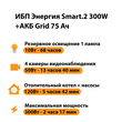 ИБП для котла Энергия Smart 2 300 Вт + Аккумулятор Grid 75 Ah 12 v (300Вт - 137мин) - ИБП и АКБ - ИБП Энергия - ИБП для котлов отопления - . Магазин оборудования для автономного и резервного электропитания Ekosolar.ru в Долгопрудном